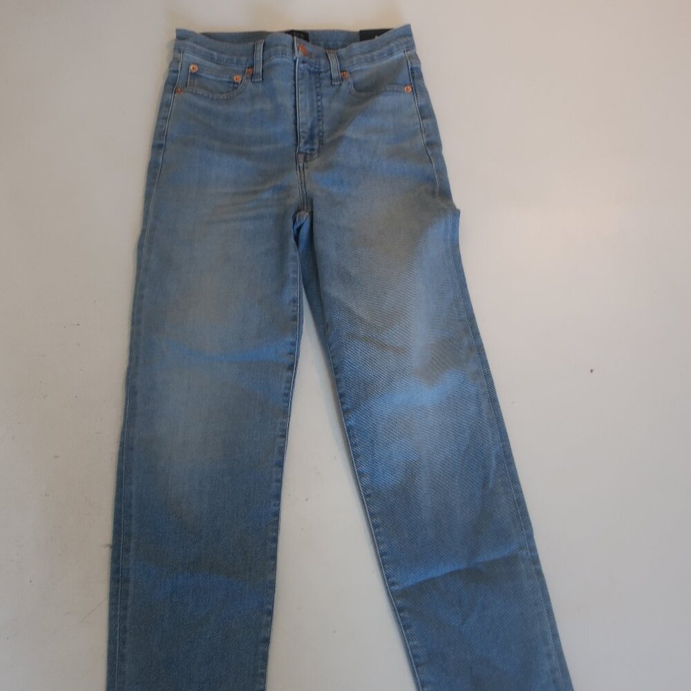 NWT Womens J.Crew Blue (Item-144) Stovepipe Denim Jeans 25 - Picture 2 of 14